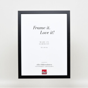 Wooden frame Top Cube 30x30 cm black museum glass