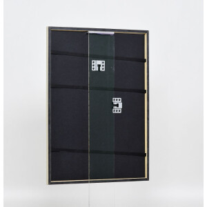 Effect solid wood frame profile 29 silver 30x40 cm Anti-reflective glass