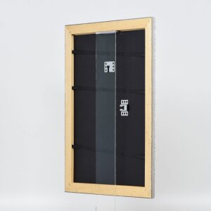 Effect wooden frame profile 94 silver 30x45 cm anti-reflective glass