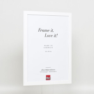 Effect wooden frame profile 2210 white 30x45 cm museum glass