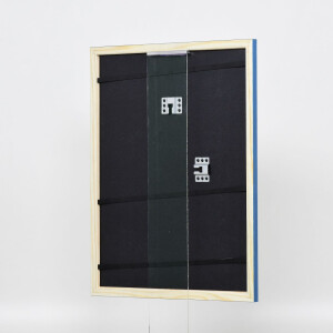 Effect Wooden Frame Profile 89 blue 30x45 cm Museum Glass