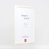 Effect Wooden Frame Profile 32 white 30x45 cm Museum Glass