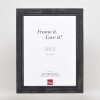 Effect Solid Wood Picture Frame 2240 black 30x45 cm Museum glass