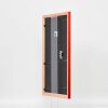 Effect wooden frame Profile 89 red 30,5x91,5 cm anti-reflective glass