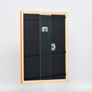 Effect wooden frame Profile 89 salmon 30,5x91,5 cm anti-reflective glass