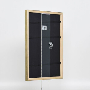 Effect wooden frame profile 2070 anti-reflective glass 30,5x91,5 cm gold