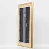 Effect wooden frame profile 95 gold 30,5x91,5 cm Anti-reflective glass