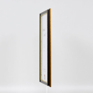 Effect wooden frame profile 21 nut brown 35x100 cm acrylic glass