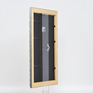 Effect wooden frame profile 94 silver 35x100 cm normal glass