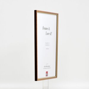 Effect wooden frame profile 23 light brown 35x50 cm Clear glass