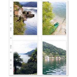 HERMA 10 photo sleeves  9x13cm horizontal white