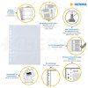 HERMA 10 photo sleeves  9x13cm horizontal white