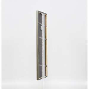 Effect solid wood frame profile 29 silver 35x50 cm Museum glass