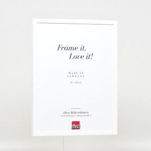 Effect wooden frame profile 35 white 35x50 cm museum glass