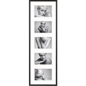 Plastic photo frames Galeria for 5 x 10x15 cm - black