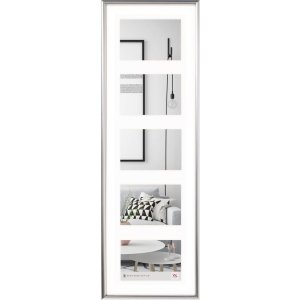 GALERIA  5 x 10x15 cm - silver plastic frame