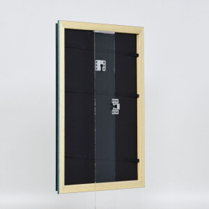 Effect wooden frame profile 21 blue 40x50 cm anti-reflex glass