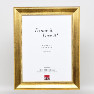 Effect wooden frame profile 95 gold 40x50 cm Acrylic glass