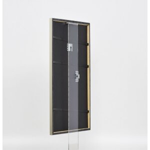 Effect solid wood frame profile 29 silver 40x60 cm Anti-reflective glass