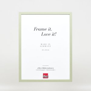 Effect wooden frame profile 35 green 40x60 cm museum glass