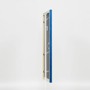 Effect Wooden Frame Profile 89 blue 40x60 cm Museum Glass