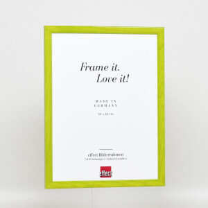 Effect Wooden Frame Profile 89 green 40x60 cm Museum Glass