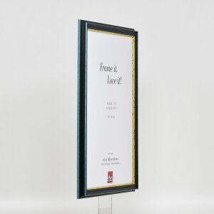 Effect Wooden Frame Profile 21 blue 40x60 cm Museum Glass