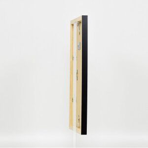 Wooden frame Top Cube 42x59,4 cm black Anti-reflective glass