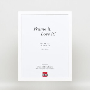 Effect wooden frame profile 2210 white 42x59,4 cm acrylic glass