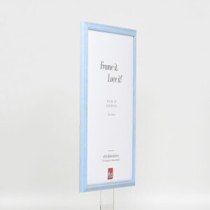 Effect wooden frame profile 32 blue 42x59,4 cm museum glass