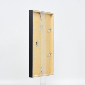 Effect wooden frame profile 35 black 45x80 cm museum glass