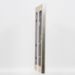 Effect wooden frame profile 95 silver 50x100 cm Anti-reflective glass