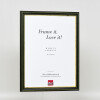 Effect Wooden Frame Profile 21 green 50x50 cm Normal Glass