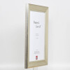 Effect wooden frame profile 95 silver 50x60 cm Acrylic glass