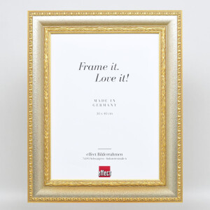 Effect Baroque Picture Frame Profile 31 silver 50x65 cm Clear glass