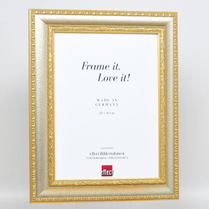 Effect Baroque Picture Frame Profile 31 silver 50x65 cm Clear glass