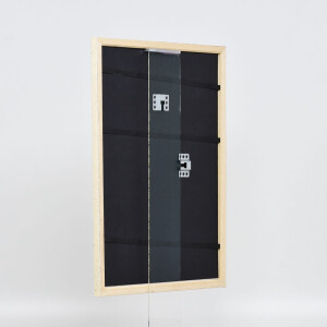 Effect Wooden Frame Profile 38 white 50x70 cm Museum Glass