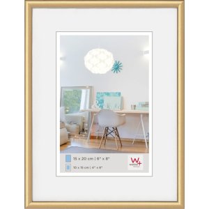 New Lifestyle plastic frame 15x20 cm gold