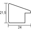 Effect Wooden Frame Top N rosewood  59,4x84,1 cm Normal Glass