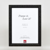 Effect wooden frame profile 94 black 59,4x84,1 cm anti-reflective glass