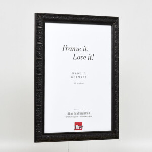 Effect wooden frame profile 94 black 60x90 cm normal glass