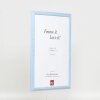 Effect Wooden Frame Profile 32 blue 7x10 cm Normal Glass