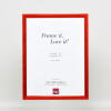 Effect Wooden Frame Profile 89 red 9x13 cm Normal Glass