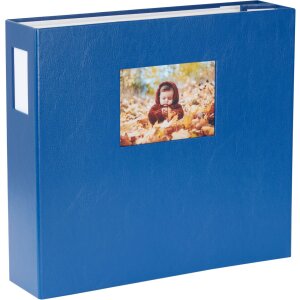 1000 photo album LONA blue 168 sides white