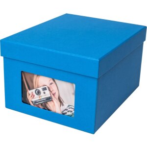 XL photo box Kandra 700 photos 13x18 cm steel blue