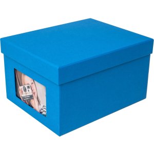 XL photo box Kandra 700 photos 13x18 cm steel blue