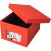 XL photo box Kandra 700 photos 13x18 cm tomato