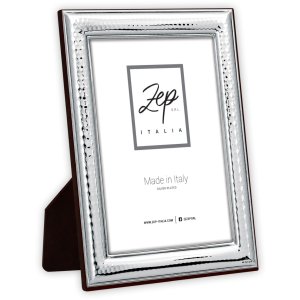 High gloss frame Recanati 10x15 cm silver