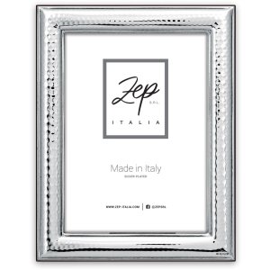 High gloss frame Recanati 10x15 cm silver