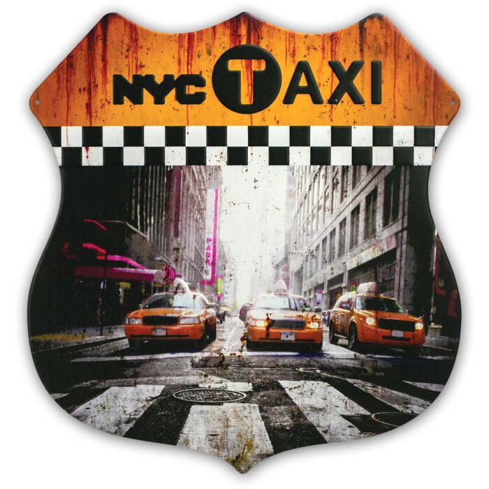 Tin Sign NY CITY 40x43 cm